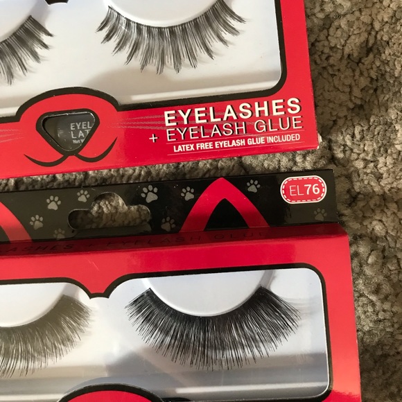 J.CAT BEAUTY EYELASHES+GLUE - Picture 3 of 3